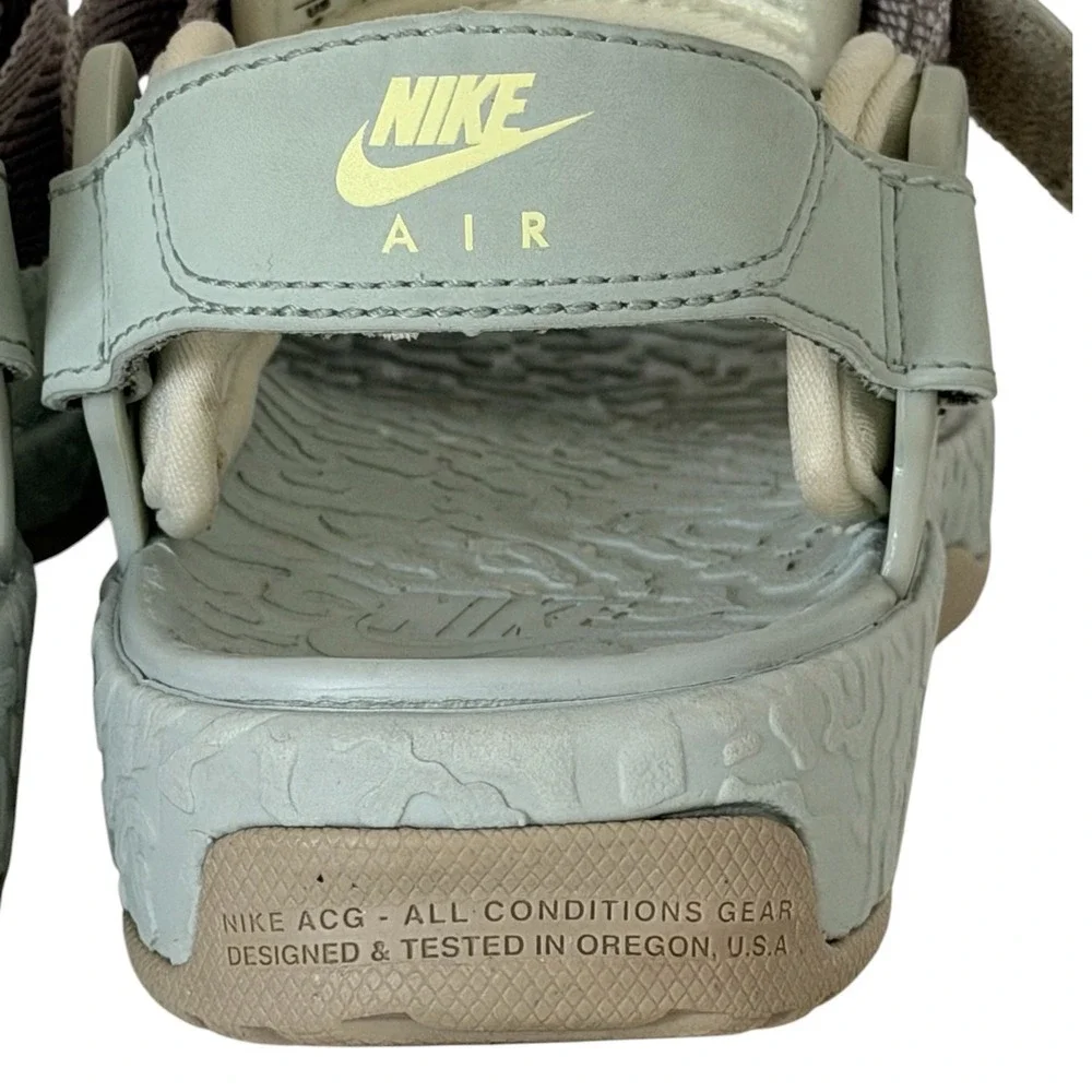 Nike ACG Air Deschutz Sandals Cream Black DC9093-200 Size Women's 8 Men's 6